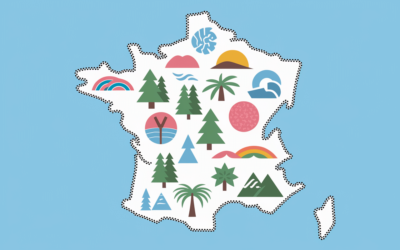 Carte France destinations Madame Vacances