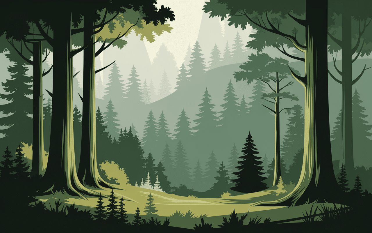 Forêt Mormal arbres latitude 50.389169 3.853723