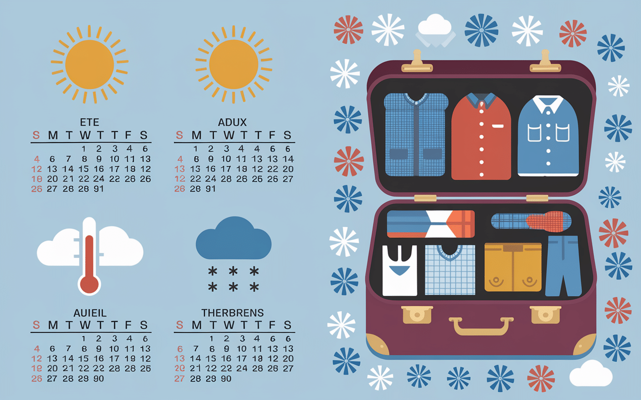 Calendrier illustré pour partir à Marrakech