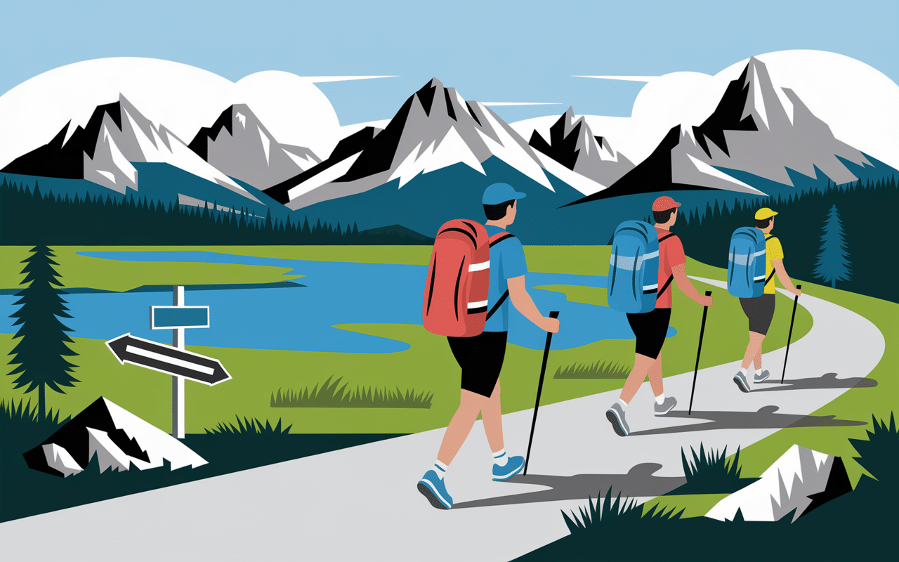 Randonneurs au Pic du Midi d'Ossau