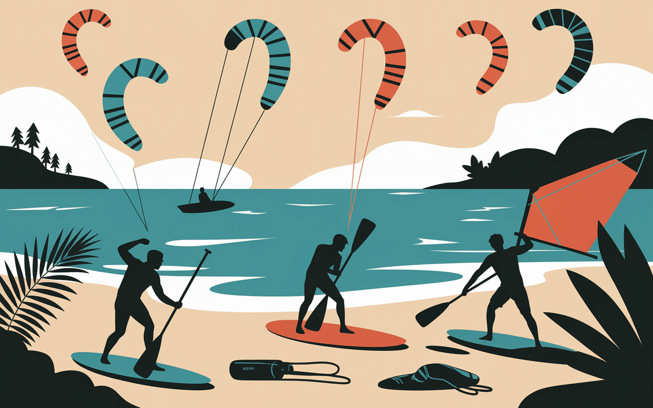 Sports nautiques à Saint Cyprien plage