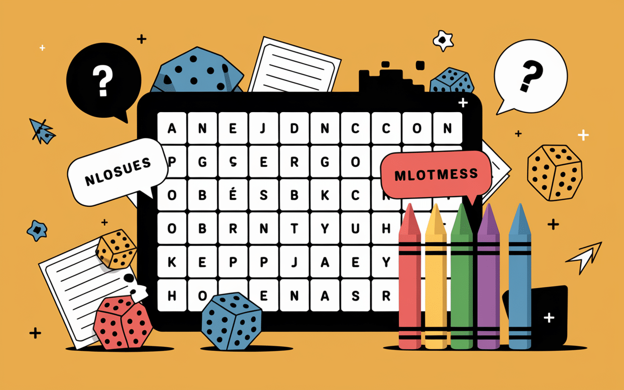 Illustration mots croisés jeux capitale en x