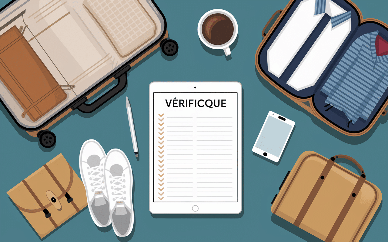 Avantages check liste vacances mobil-home PDF sur tablette