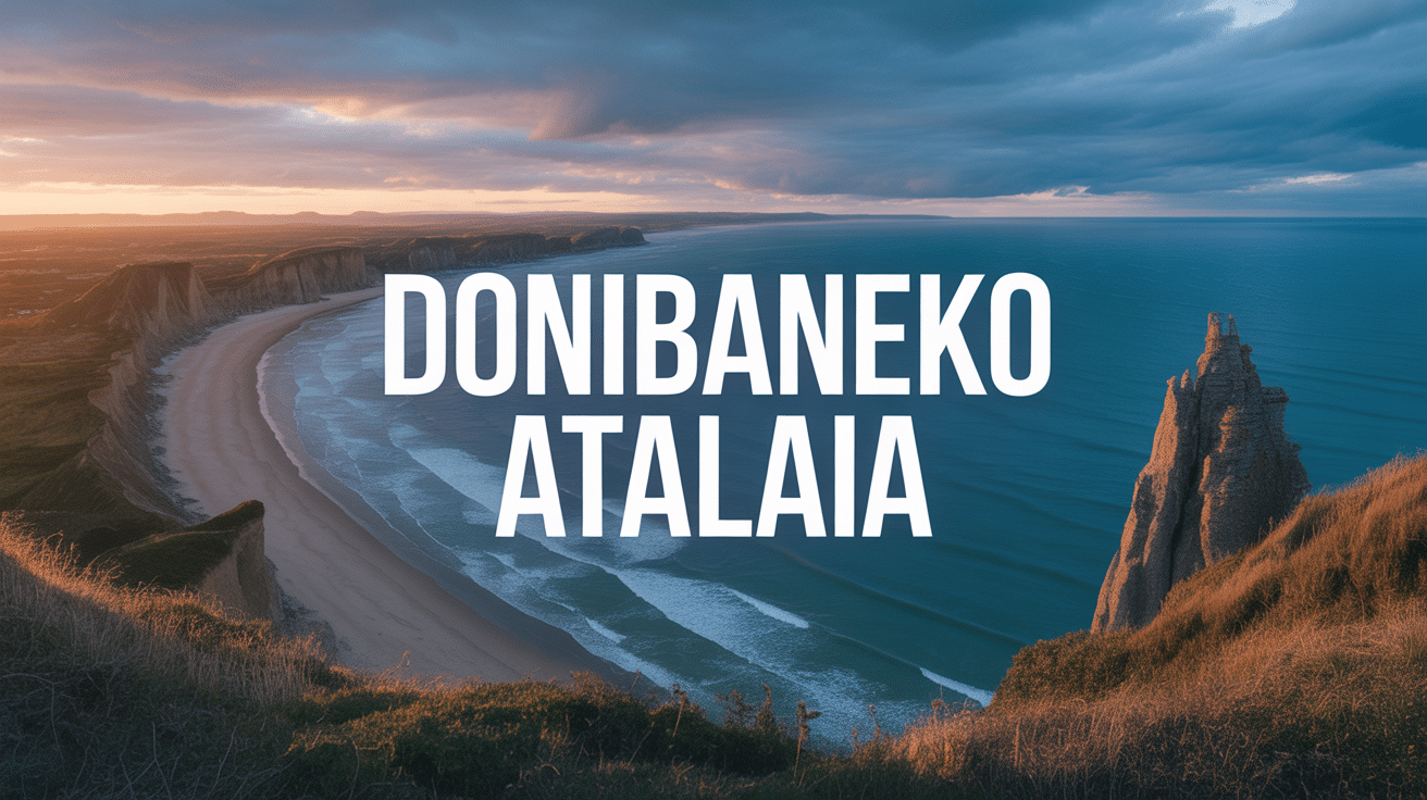 panorama donibaneko atalaia côte atlantique