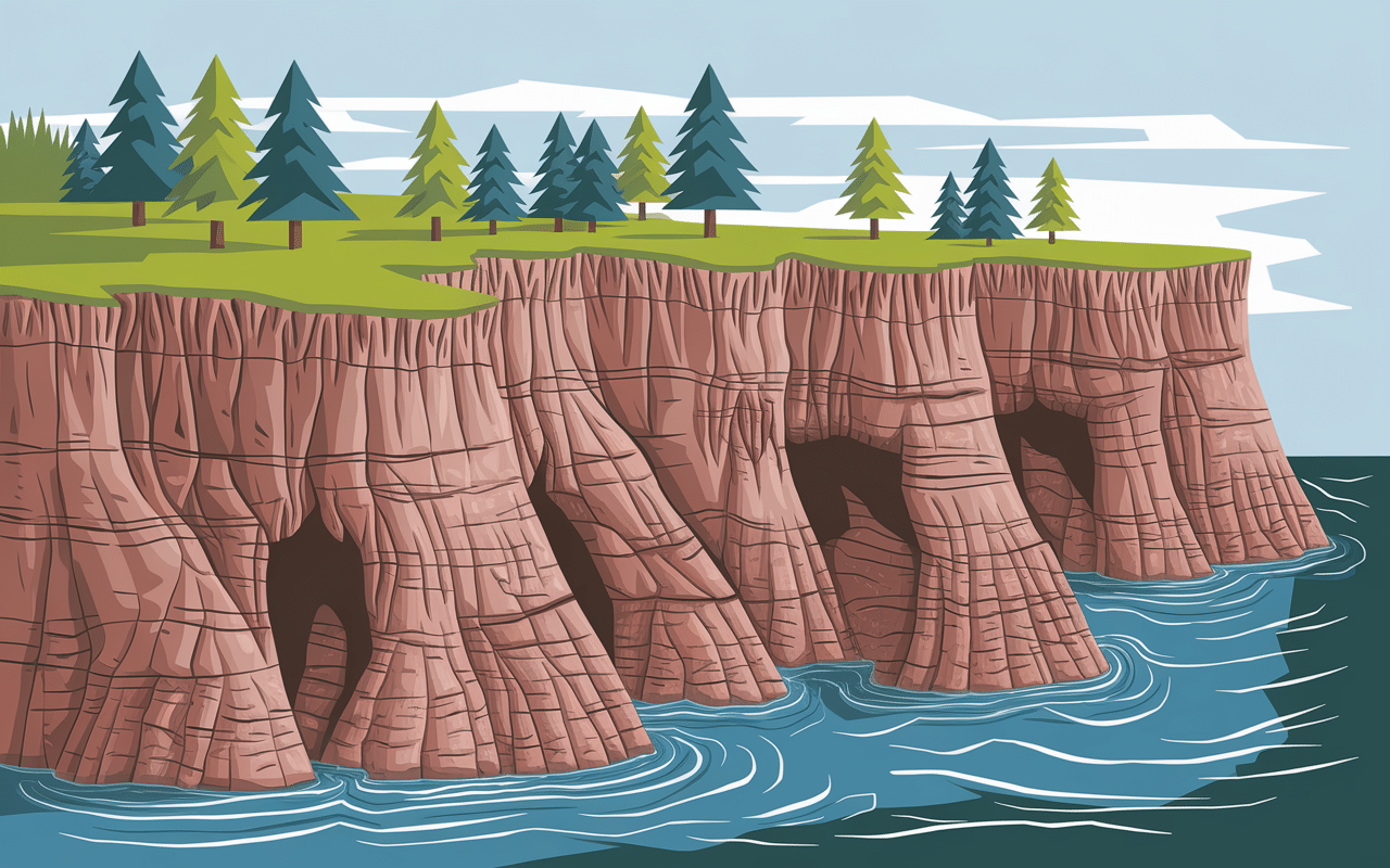 Schéma formation doline Trou de la Mandre Jura
