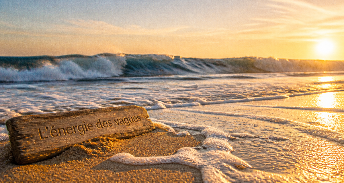 comment se forme les vagues écume plage sable doré