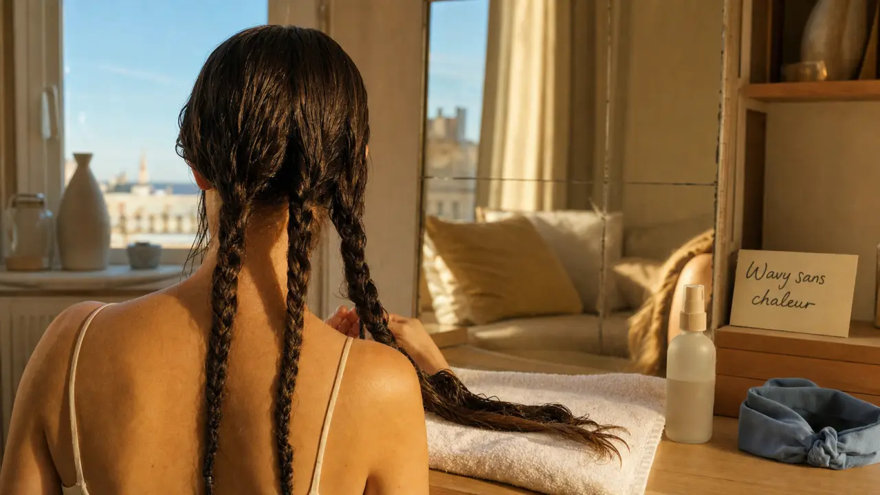 Comment boucler ses cheveux rapidement sans chaleur : tresses et headband