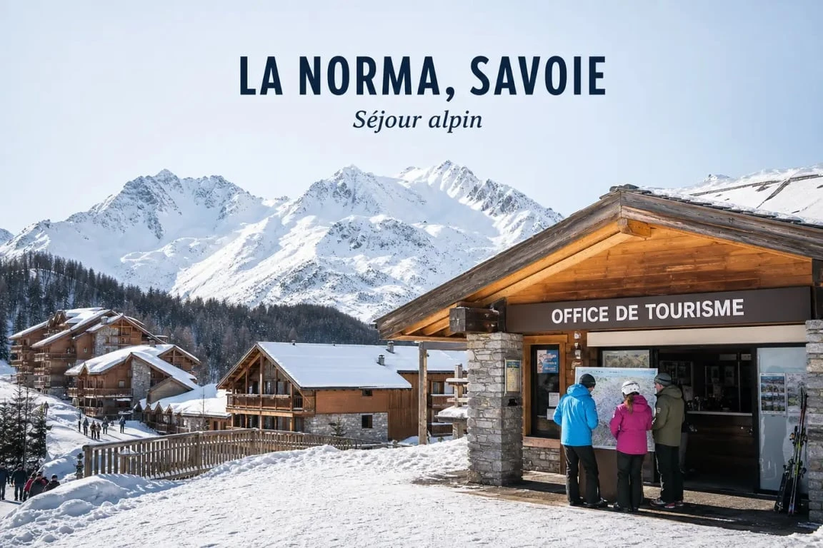 La Norma office du tourisme dans la station alpine de Savoie