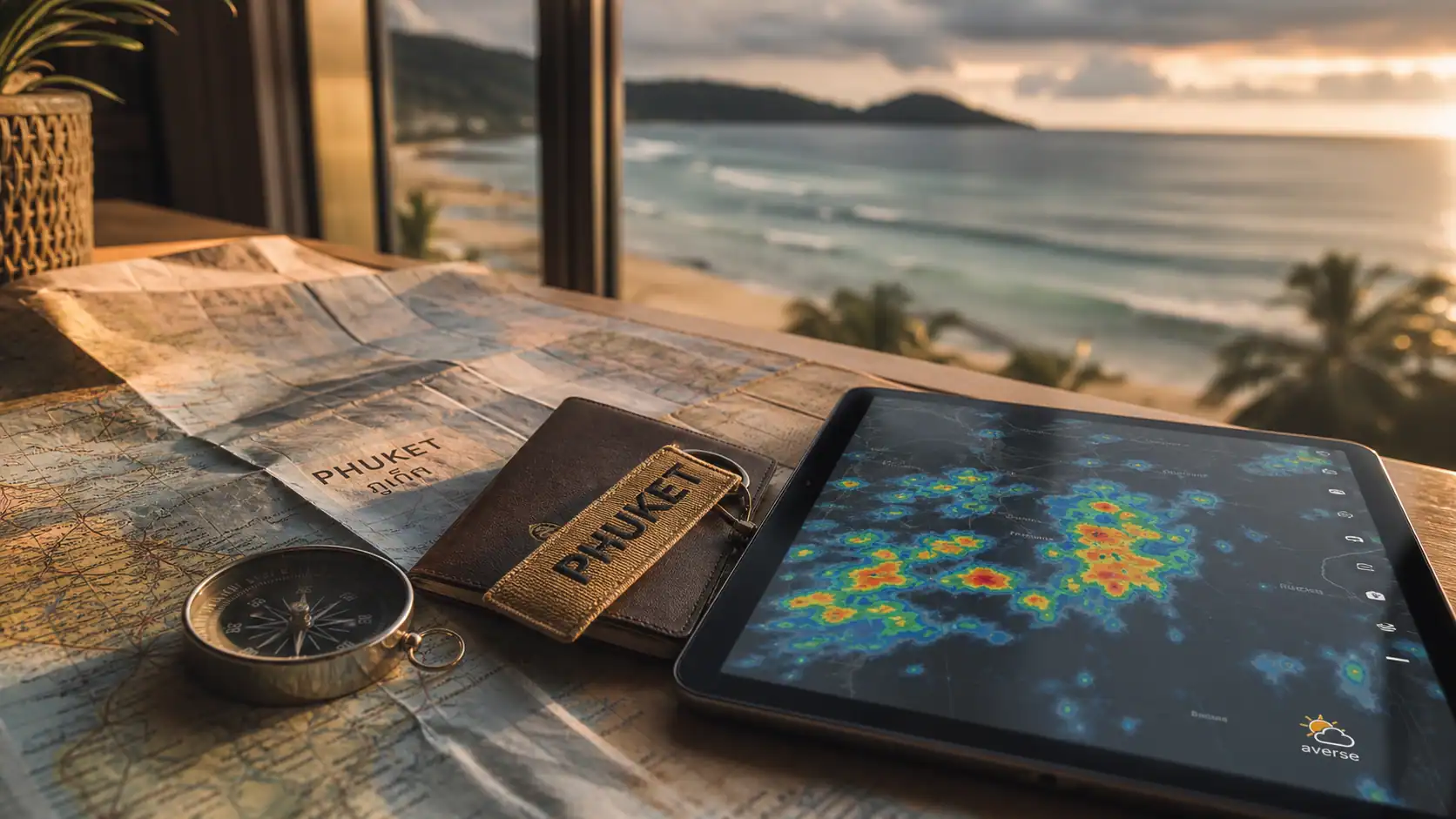Meteo thailandaise : carte météo et averse, Phuket à surveiller