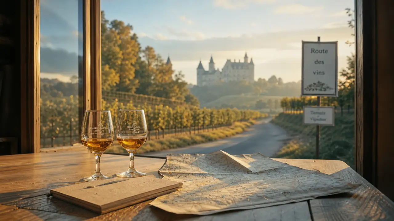 Route des vins Bordeaux : dégustation et carte en vigne, rive gauche ou rive droite