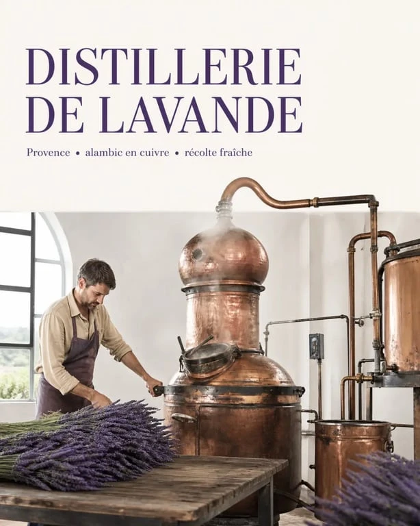 Provence et lavande dans une distillerie artisanale
