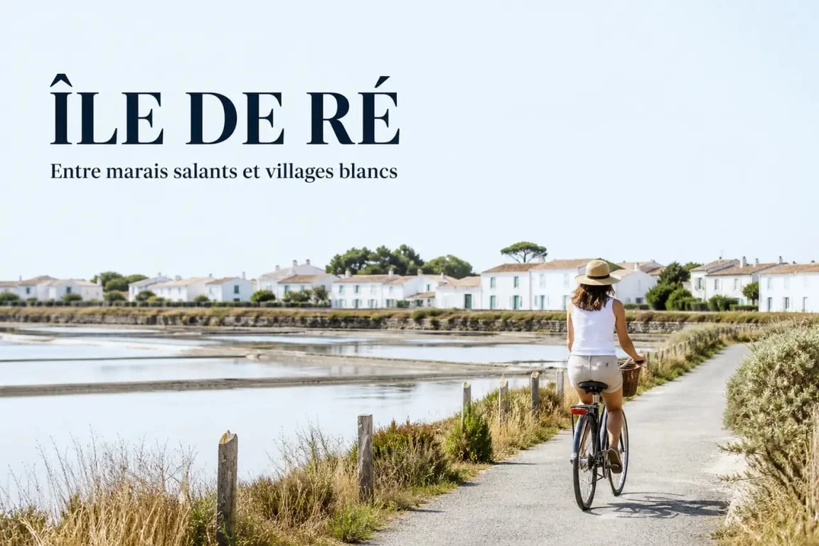 Où partir seule en France : séjour solo à vélo sur l’île de Ré