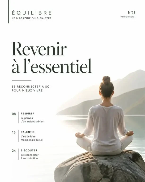 Personne pratiquant la méditation lors d'un séjour de méditation et de yoga pour le bien-être.