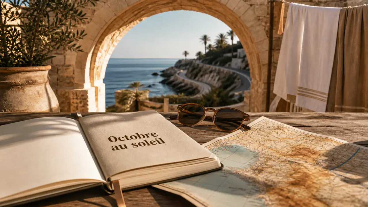 Où partir en octobre au soleil : carnet et carte sur la côte méditerranéenne