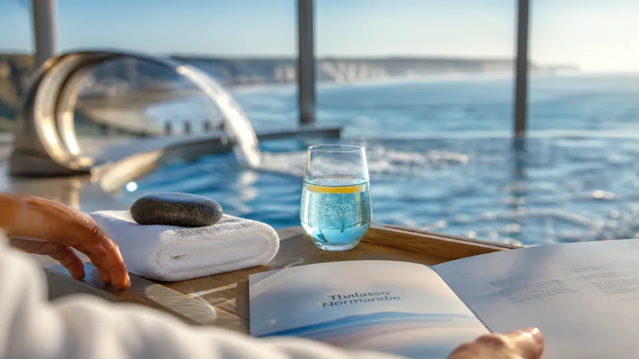 Thalasso Normandie : serviette, pierre chaude et eau de mer chauffée à Deauville