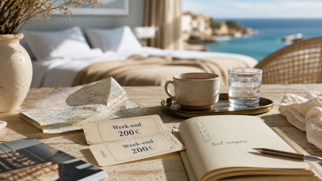 Week end 200 euros tout compris en france : 2 nuits, inclusions réelles