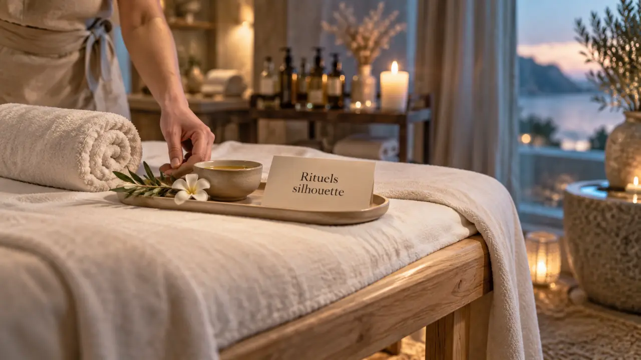 Carole massage bien être : table de massage et rituel silhouette