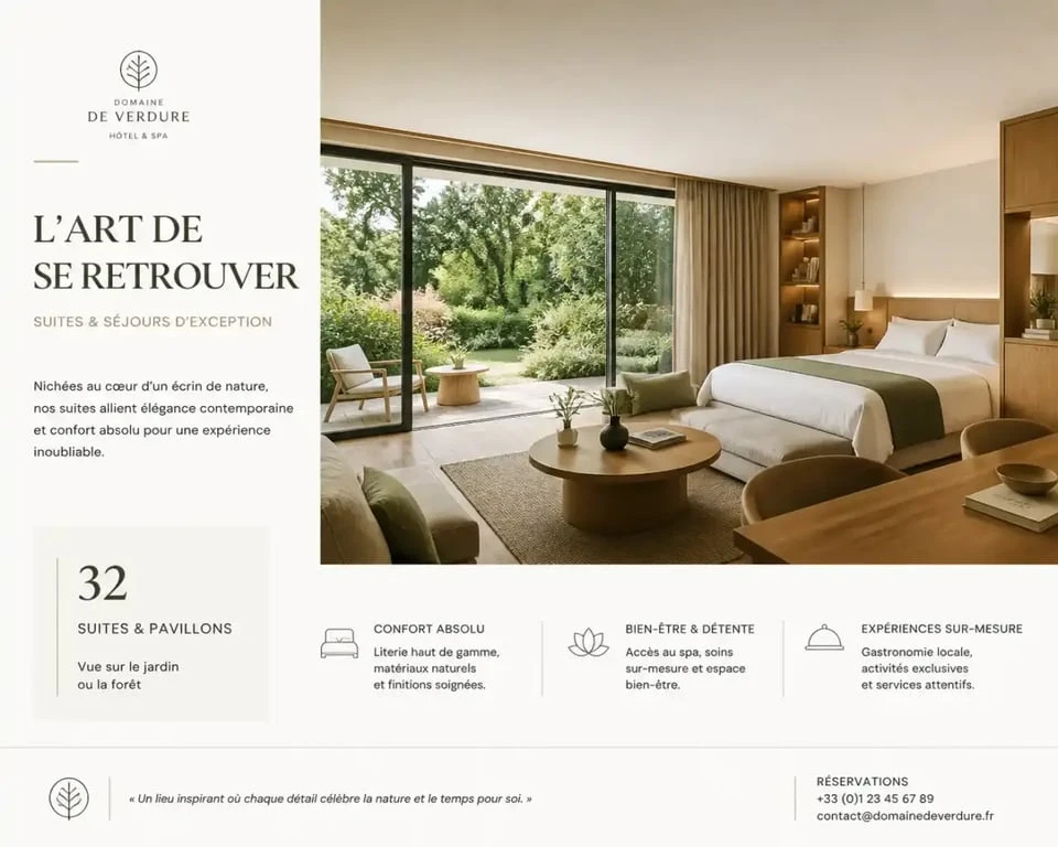 Intérieur d'une chambre au Quintessia Hôtel & Spa à Orvault, un cadre calme et verdoyant près de Nantes