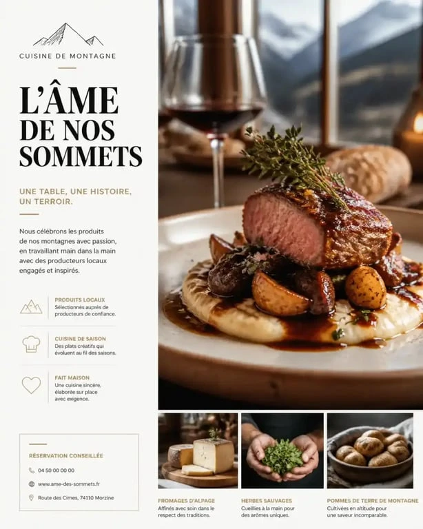 Gastronomie locale et raffinée au restaurant du Lykke Hôtel & Spa