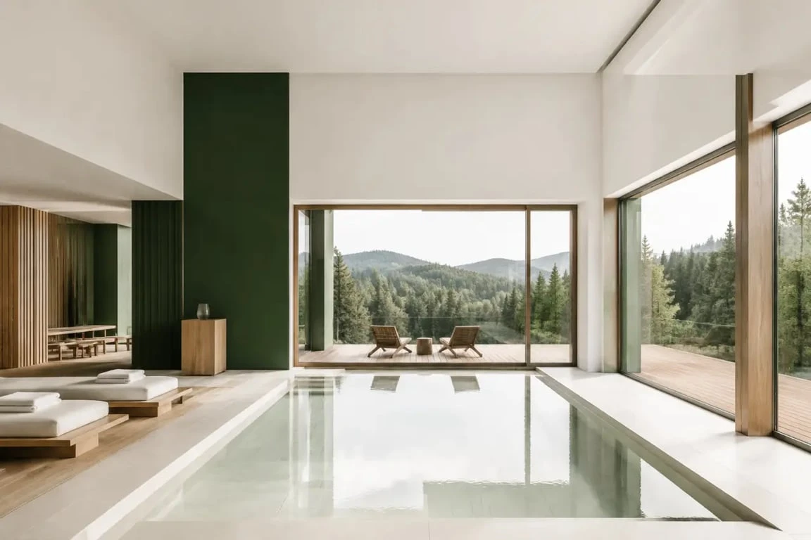 Le Clos des Sources hôtel spa en Alsace dans un environnement forestier des Vosges