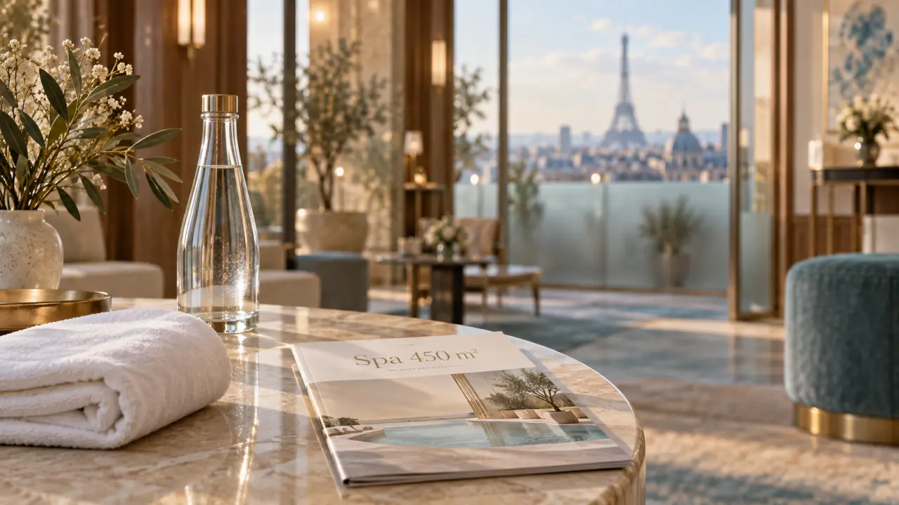 Majestic Hôtel Spa Champs-Élysées, spa 450 m², vue Paris