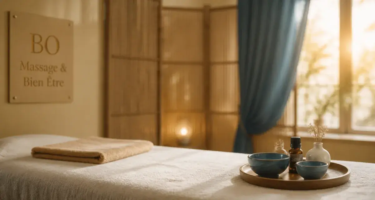 BO massage & bien être à Choisy-le-Roi, ambiance institut de massage