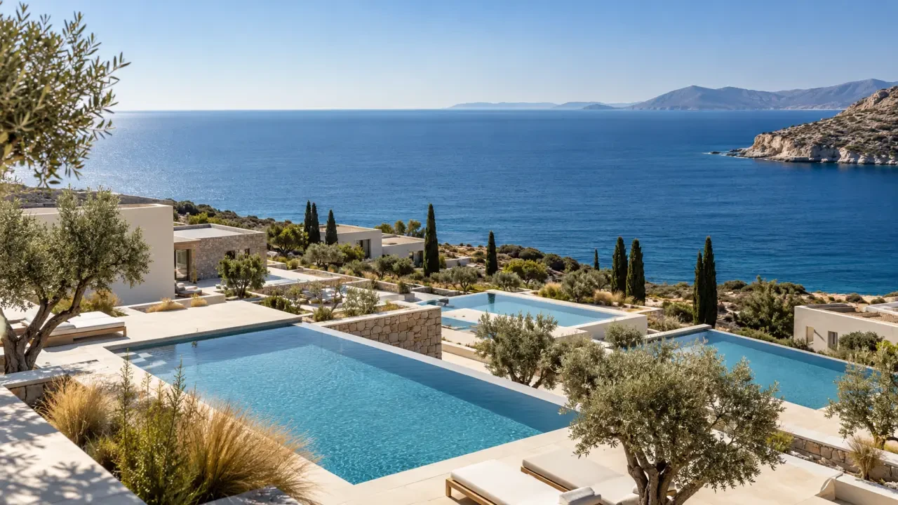 Hôtel Ostria Resort & Spa en bord de mer en Crète