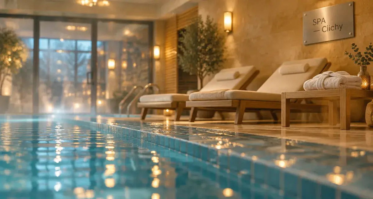 Hôtel résidence europe & spa à Clichy : piscine intérieure chauffée