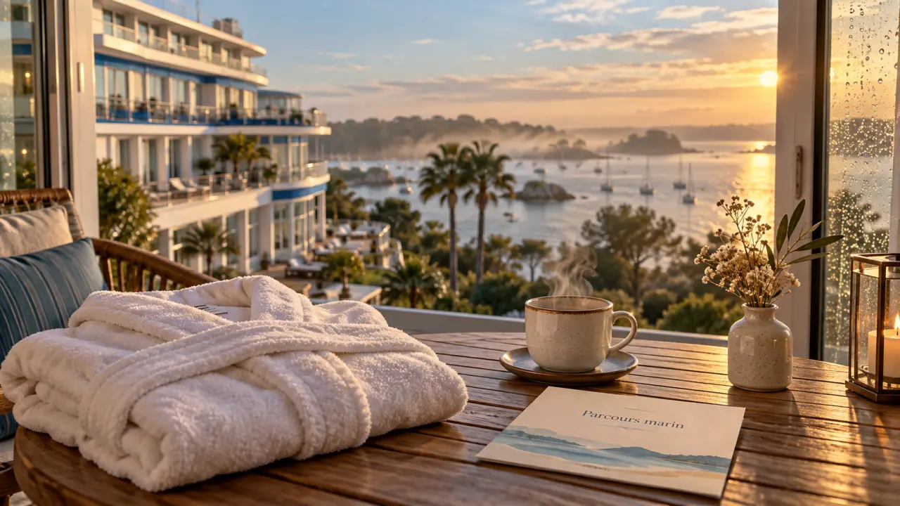 hôtel thalasso & spa Miramar La Cigale à Arzon face à la mer, 200 m² de thalasso