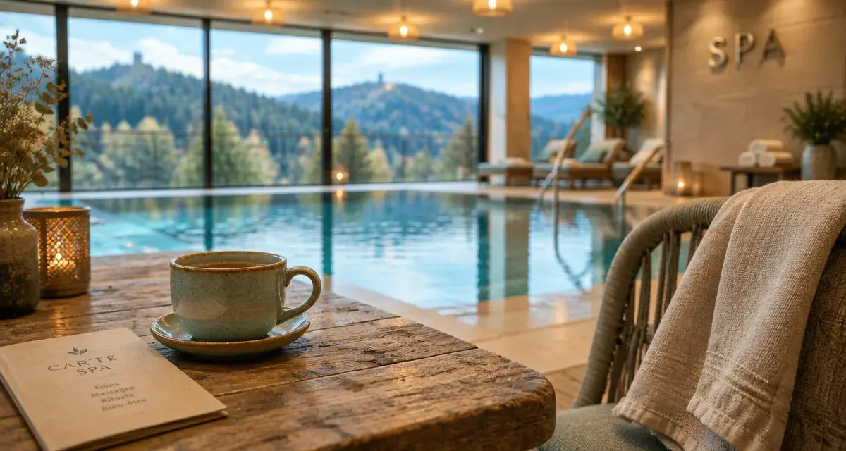 spa hôtel restaurant au lion d'or, piscine couverte chauffée à La Petite-Pierre